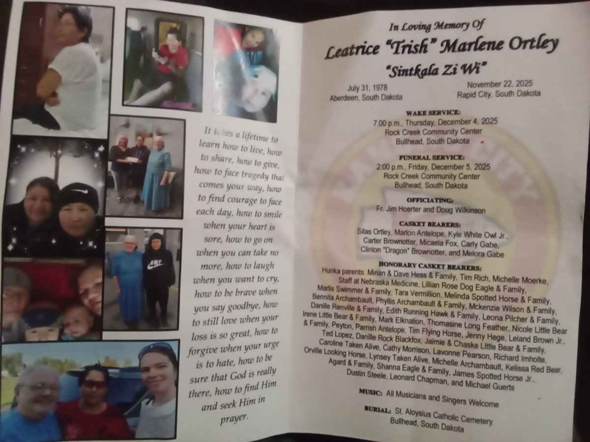 Lost a good friend. Laid Trish to rest today she was one cool lady.
