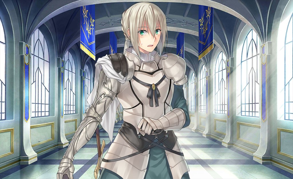 LoyaltyEmbodied's tweet photo. H-hey now, there's no need for that—

( Flustered knight is flustered. )

That aside, Lady Avalon, are you eating properly? You're... practically weightless. https://t.co/PrwAJrmkhY