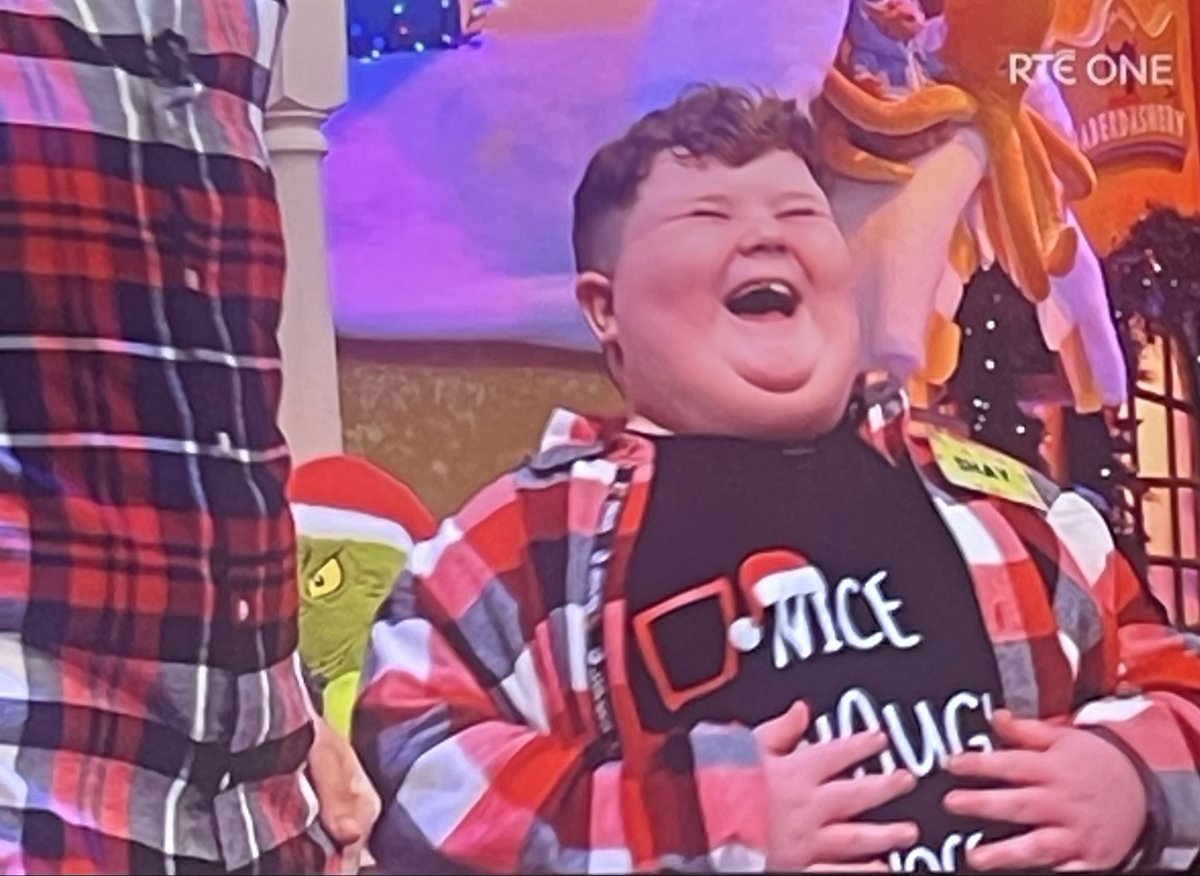 One thing this show has been missing in previous years is bringing kids who are 12 pints deep on. The correct move #LateLateToyShow