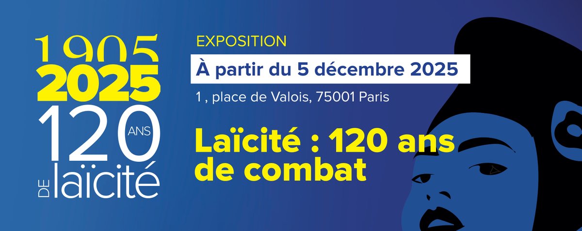 La loi de 1905 c'est la promesse républicaine qui fonde nos libertés. Pour ses 120 ans, le <a href="/PartiRadical/">Parti Radical</a> réaffirme avec force la #Laïcite et sa modernité🇫🇷
Un moment inspirant avec l'inauguration de notre exposition sous la présidence de <a href="/n_delattre/">Nathalie Delattre</a> en présence de <a href="/YaelBRAUNPIVET/">Yaël Braun-Pivet</a>