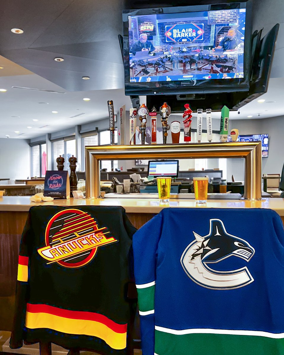 Tonight’s matchup: Canucks vs. Mammoth. Your game-day headquarters: @HaroldsYVR. Let’s drop the puck. 🥅 

#VancouverCanucks