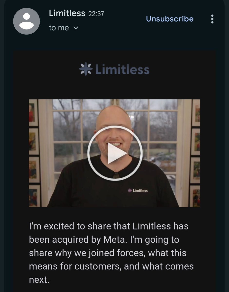 lmao I just opened this email and thought meta had acquired the prediction market - spit take moment

(It's an AI platform)