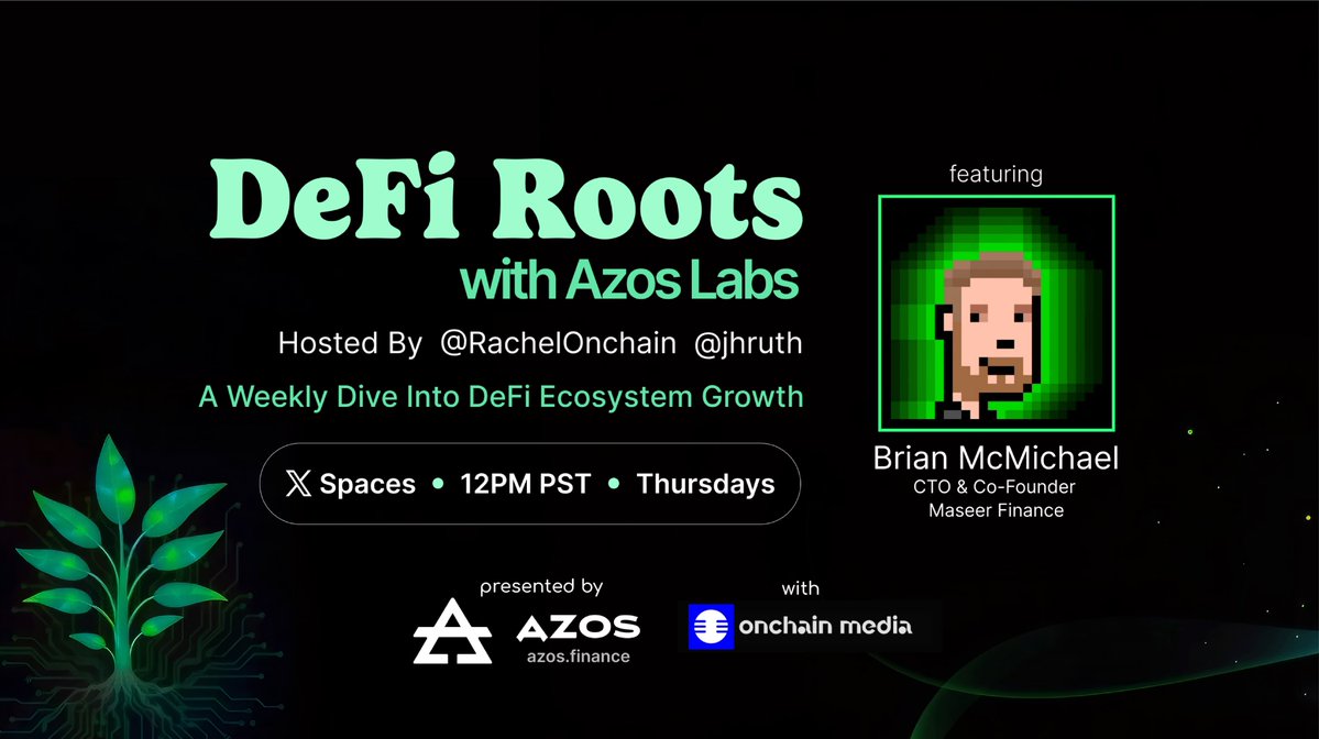 If you're exploring the future of carbon markets in #DeFi, you won’t want to miss Thursday’s Spaces (12/11).  

We’re bringing on our special guest <a href="/brianmcmichael/">Brian McMichael 🙂</a> from <a href="/DefiMaseer/">Maseer | CANA Holdings California Carbon Credits</a> to talk about $CANA and the next evolution of real-world collateral.