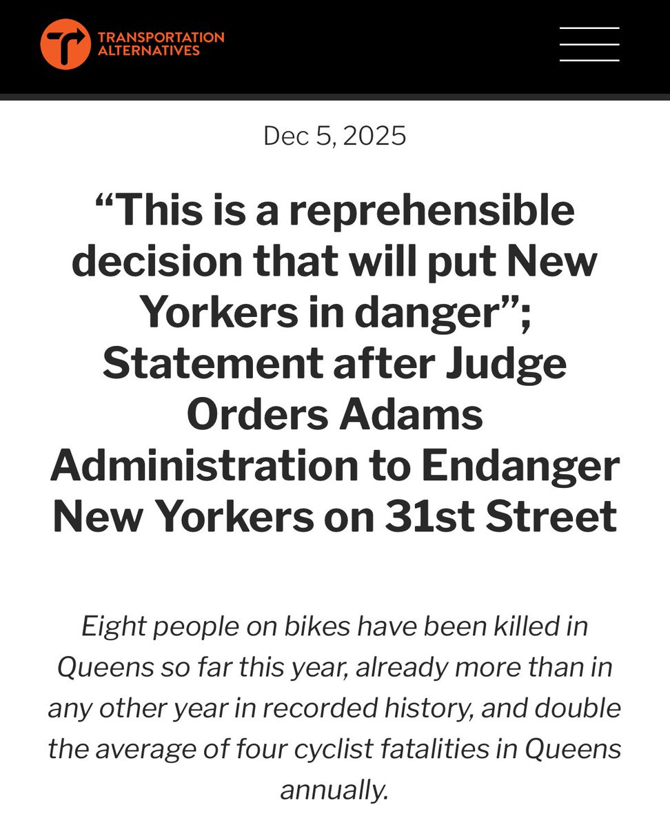 Awful and dangerous decision on 31st Street - the City needs to appeal right away.