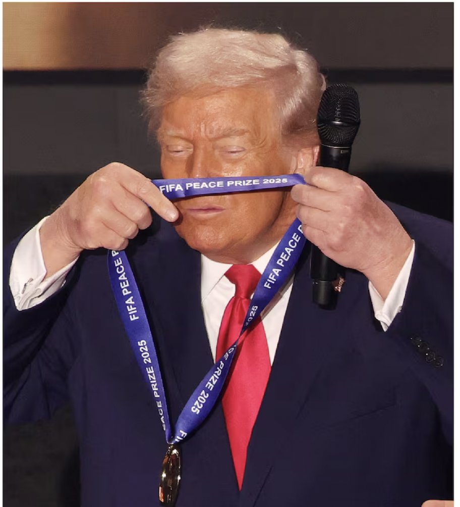 They literally made up an award so he'd have something to play with during the ceremony. It's no different than giving a kid an iPad at their older sibling's graduation.