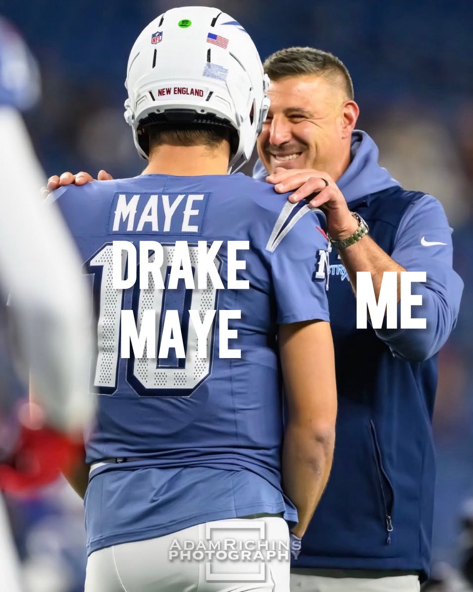 drakemayeloverr's tweet image. New Vrabel-Maye picture just dropped
