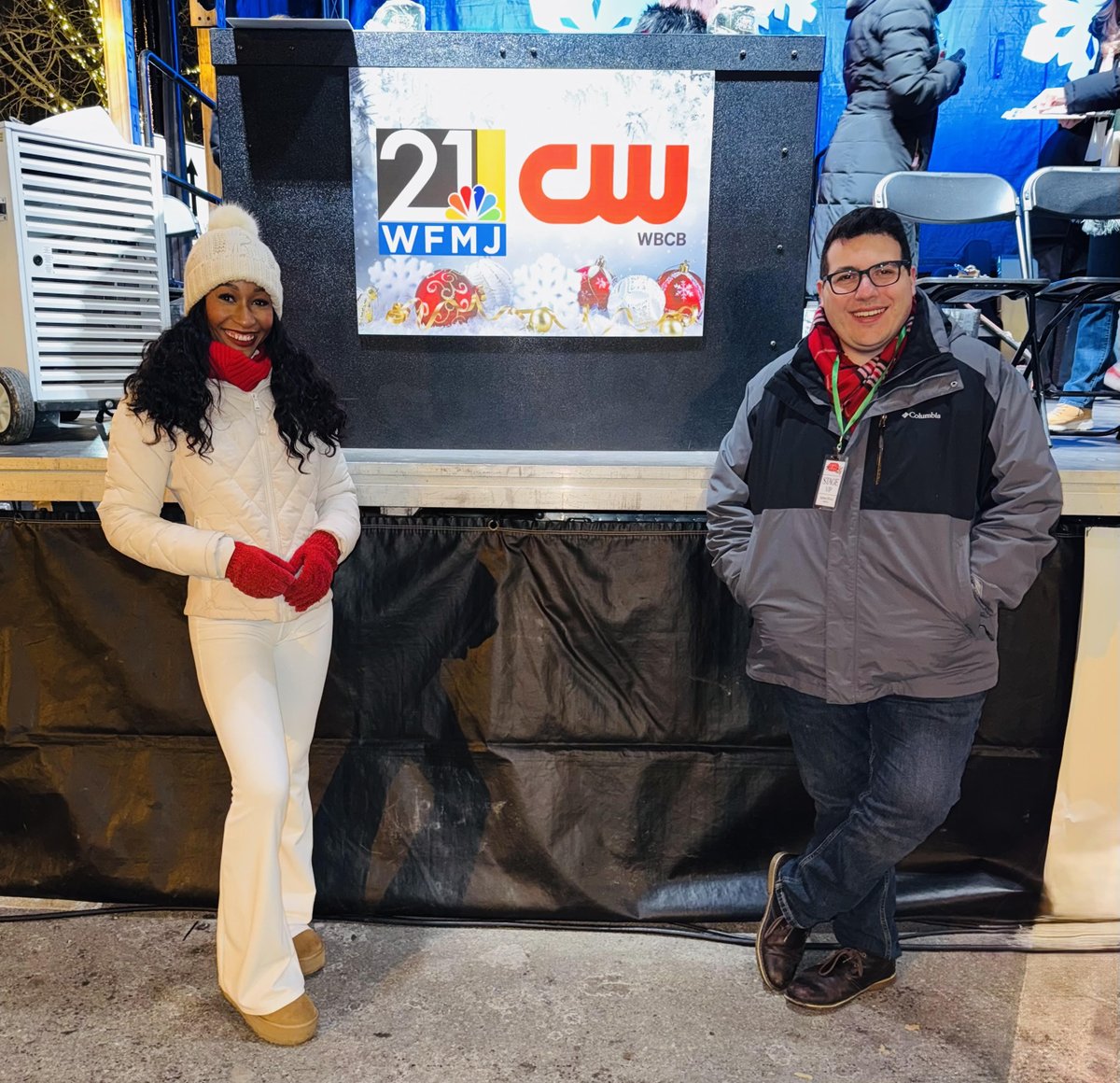 The Youngstown Holiday Parade is about to begin! <a href="/AndrewWFMJ/">Andrew DiPaolo</a> and <a href="/SydneyWFMJ/">Sydney Canty</a> are ready.