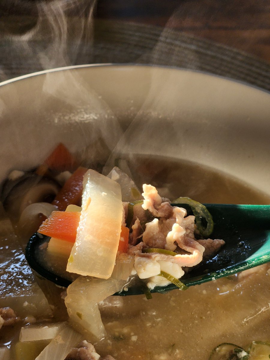 朝豚汁だよ🌄