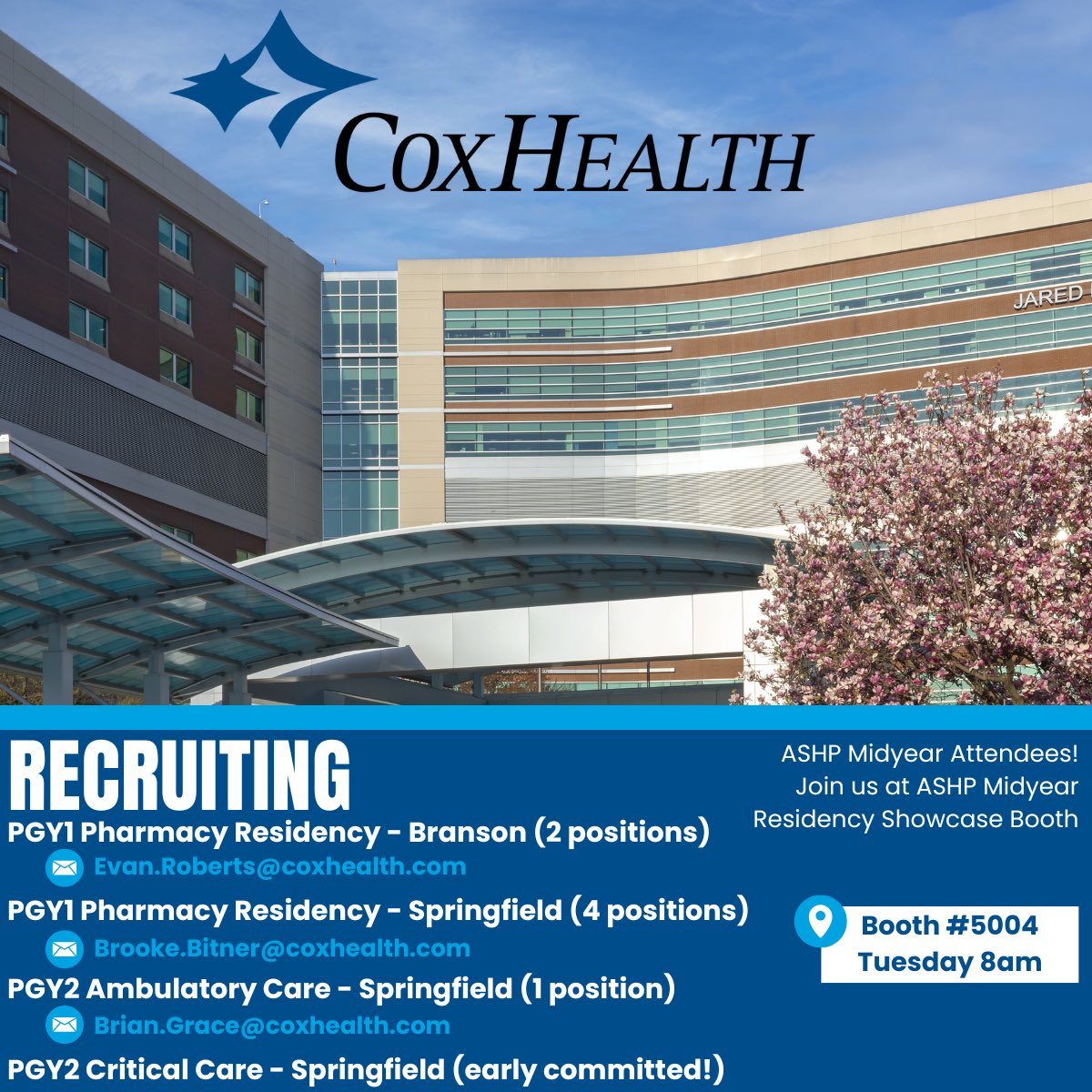 Come see us at Midyear! We can’t wait to meet our next residents!!