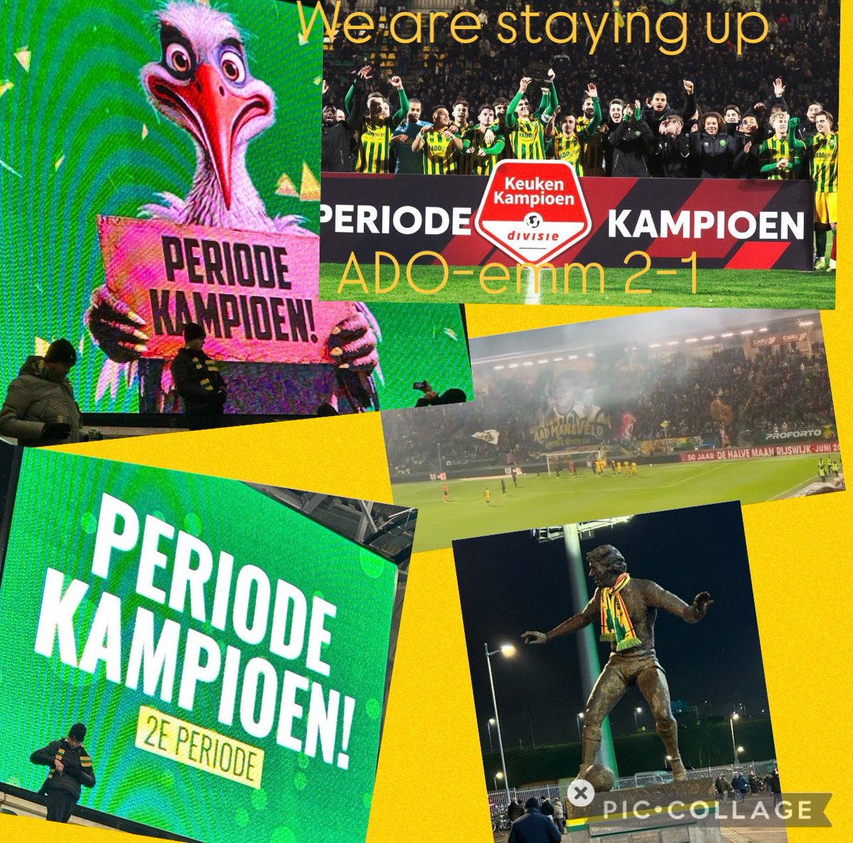 hansfcdh's tweet photo. On a mission 👊💛💚 #ADOemm
2-1 #2ePeriodekampioen
9e thuiswedstrijd en 9 x winst 🍻 https://t.co/RYP8K4vzY8