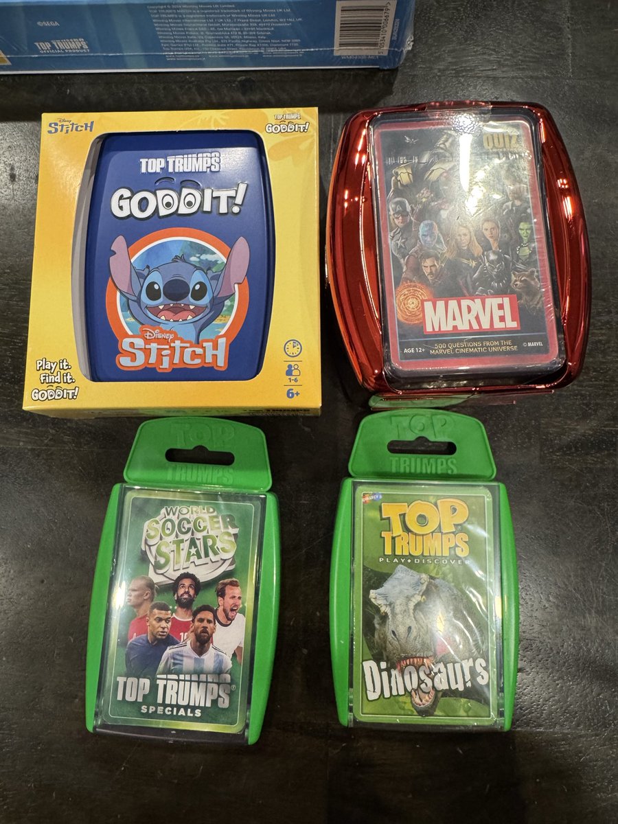 schui116's tweet photo. So excited for family game night!! #TopTrumps #TopTrumpsUSA #Goddit #Tryazon @toptrumps https://t.co/hMGRMZira1