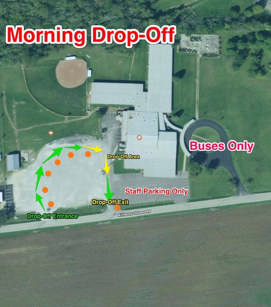 We’re excited for tonight’s Student Council dance from 7:00-9:00! For drop-off, please use the morning drop off pattern by entering the driveway near the football field. 

Thanks for your patience during pick-up in making sure everyone gets home safely!