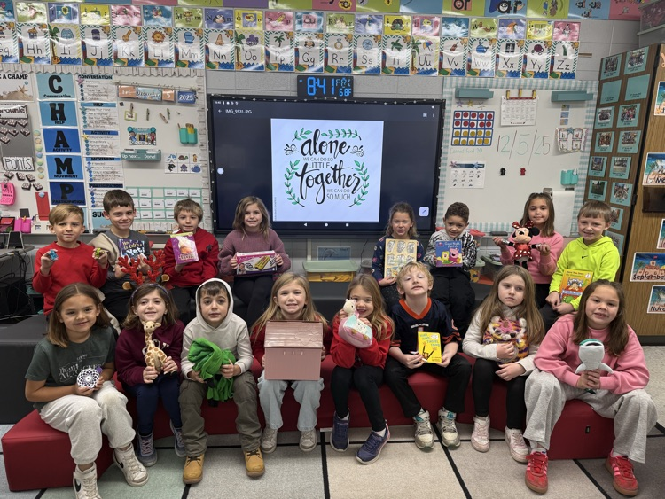 Our first graders participated in a service project to give back to our community! They brought in something of their own to donate to Reclaimed Resale &amp; we were able to go drop them off ourselves. Excellent job first graders! Your teachers are so proud of you!