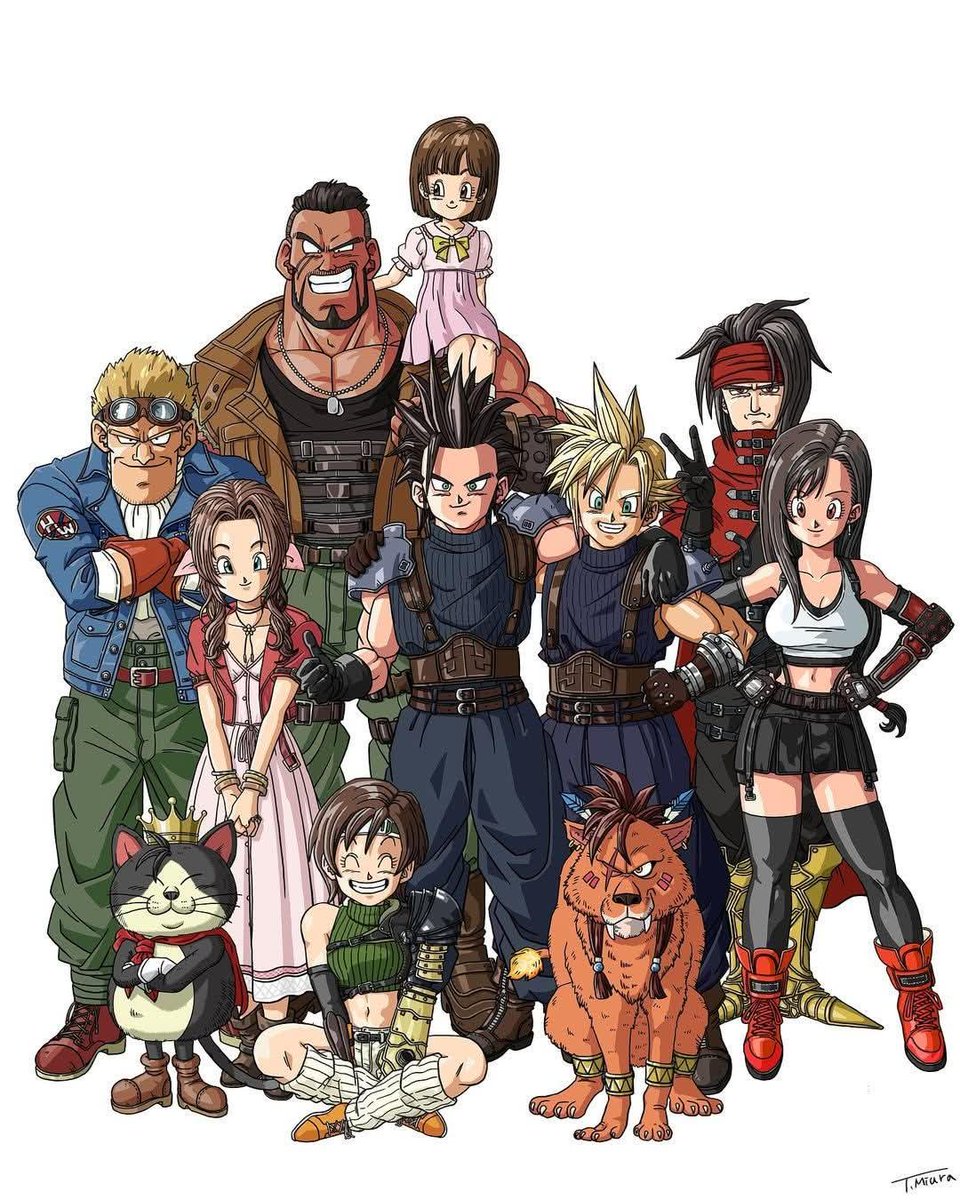 Final Fantasy VII x Dragon Ball

Artist: Takeshi Miura
