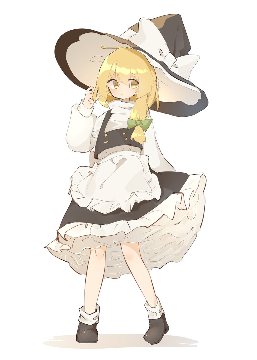 スカートふわふわ魔理沙💫
#東方Project