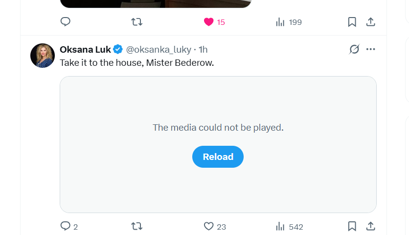 KateOHehir's tweet image. #Delphi @elonmusk @Grok FIX THE FUCKING VIDEO ISSUE OR MAKE AN ANNOUNCEMENT

GROK CAN NOT HELP

CLEARING CACHE DOES NOT HELP-
LOGGING OUT DOES NOT WORK
USING A DIFFERENT BROWSWER DOES NOT WORK

FIX THE FUCKING PROBLEM, ELON.