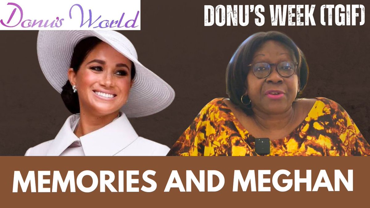 DONUKOGBARA's tweet image. MEMORIES AND MEGHAN
youtu.be/JXdC9em_oXQ
This week, I remember my parents, pray that I am reunited with them one day and urge Meghan Markle to visit her sick father with Prince Harry and their children before it’s too late.
#MemoriesAndMeghan #FamilyReunion #ParentsLove