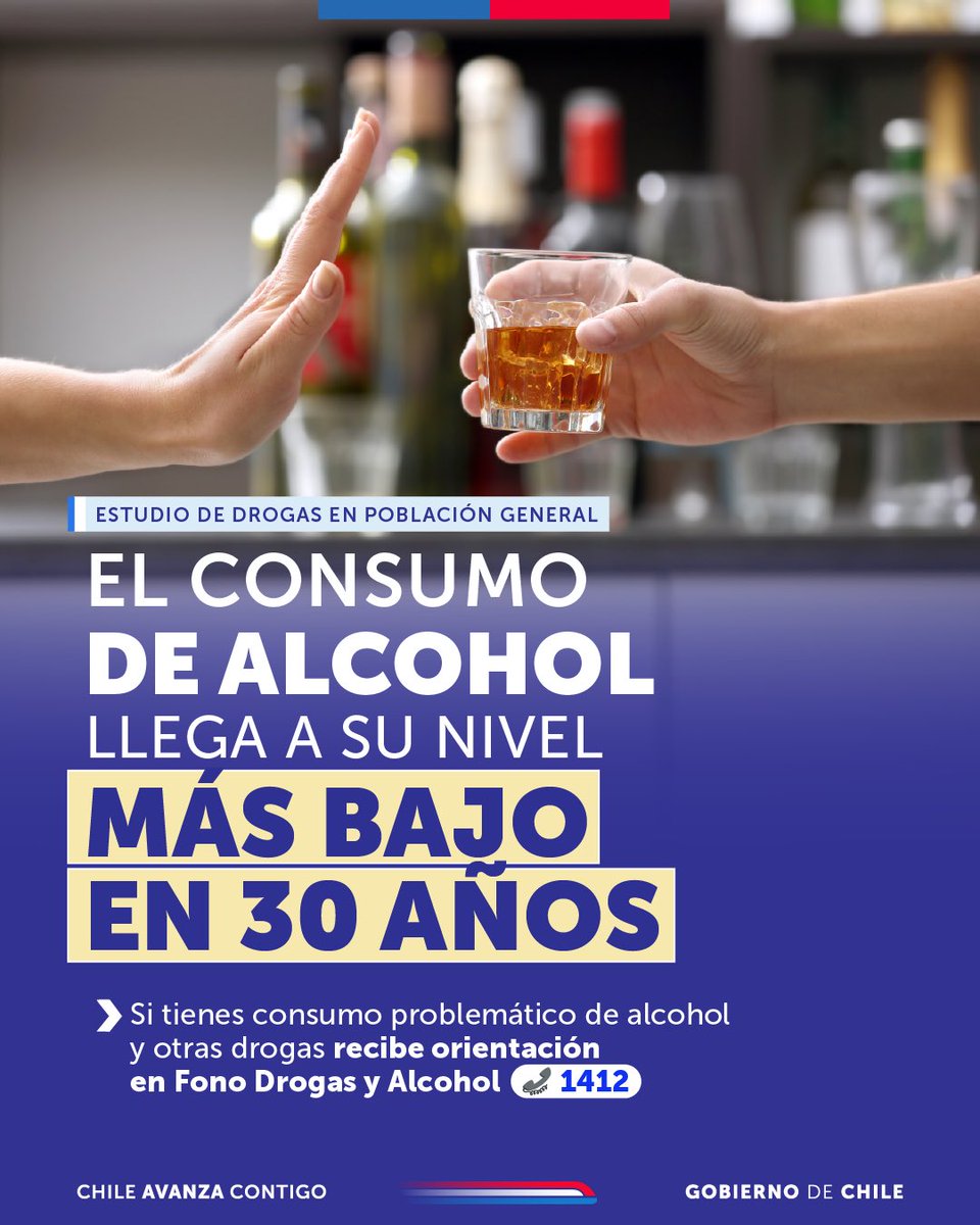 El Estudio de Drogas en Población General del <a href="/Senda_gob/">SENDA</a> se realiza desde 1994, la medición más antigua en Latinoamérica, que se aplica a personas de entre 12 y 65 años, de ambos sexos y distintos niveles socioeconómicos, pertenecientes a las 16 regiones del país.

Recuerda, si