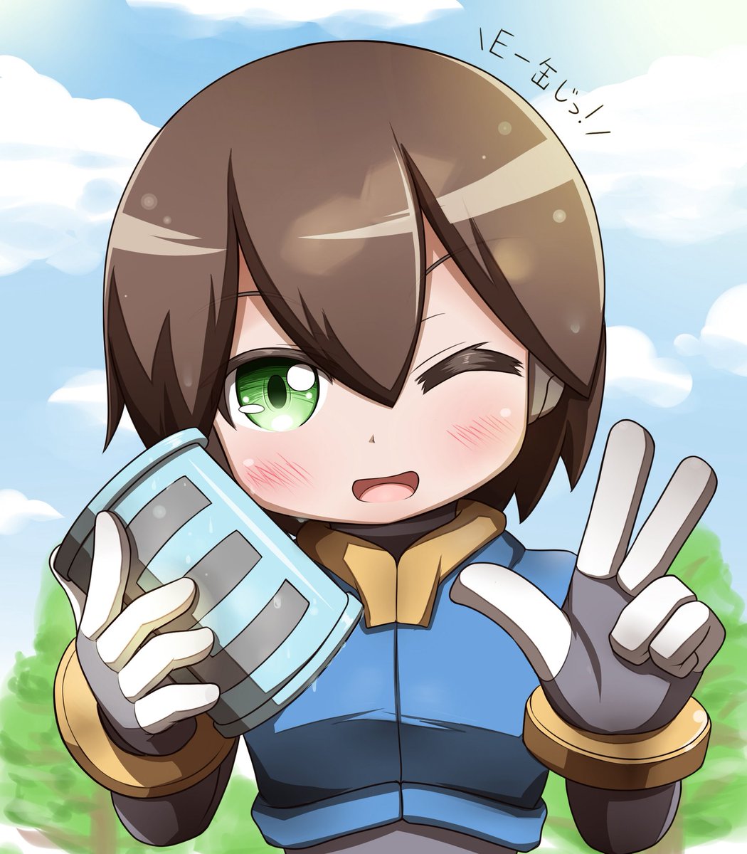 E-缶じなエールです 季節外れすぎるな ロックマンZXの世界にも季節は