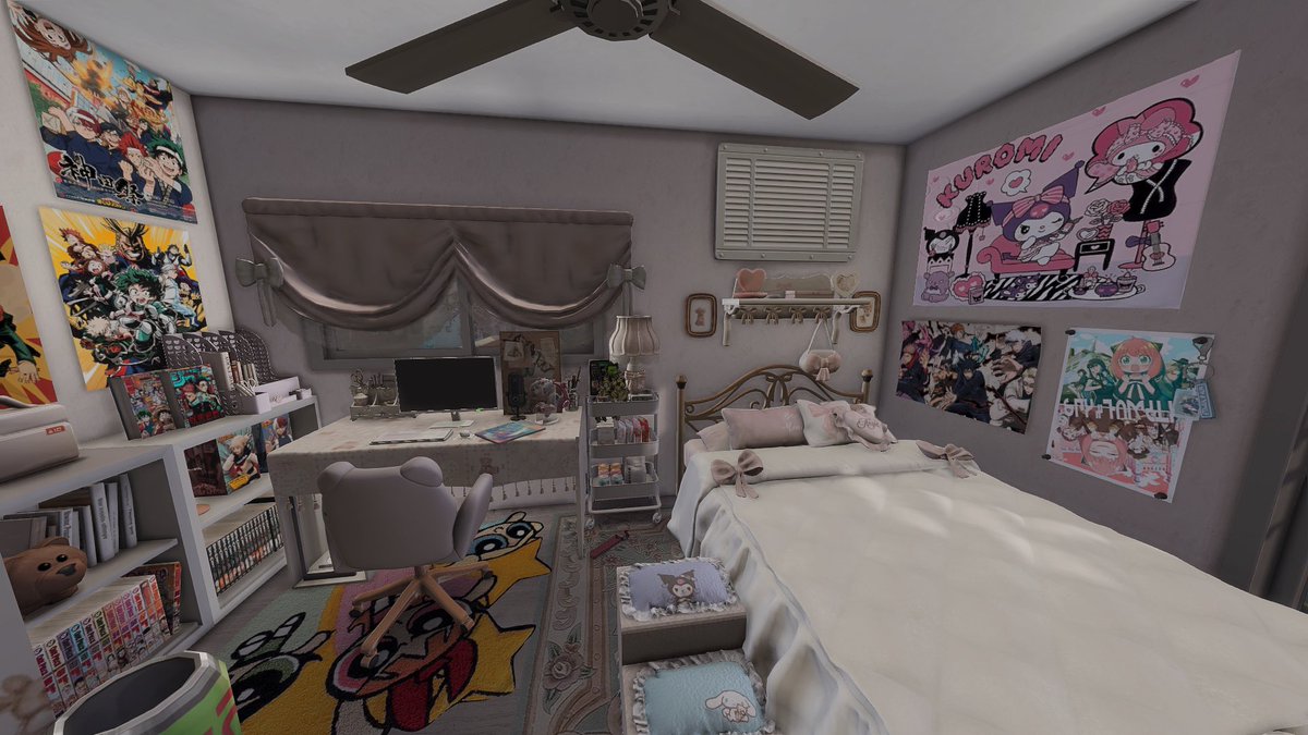 freddysajbear's tweet photo. she’s questioning my decorating skills https://t.co/EXO8DY9cEK