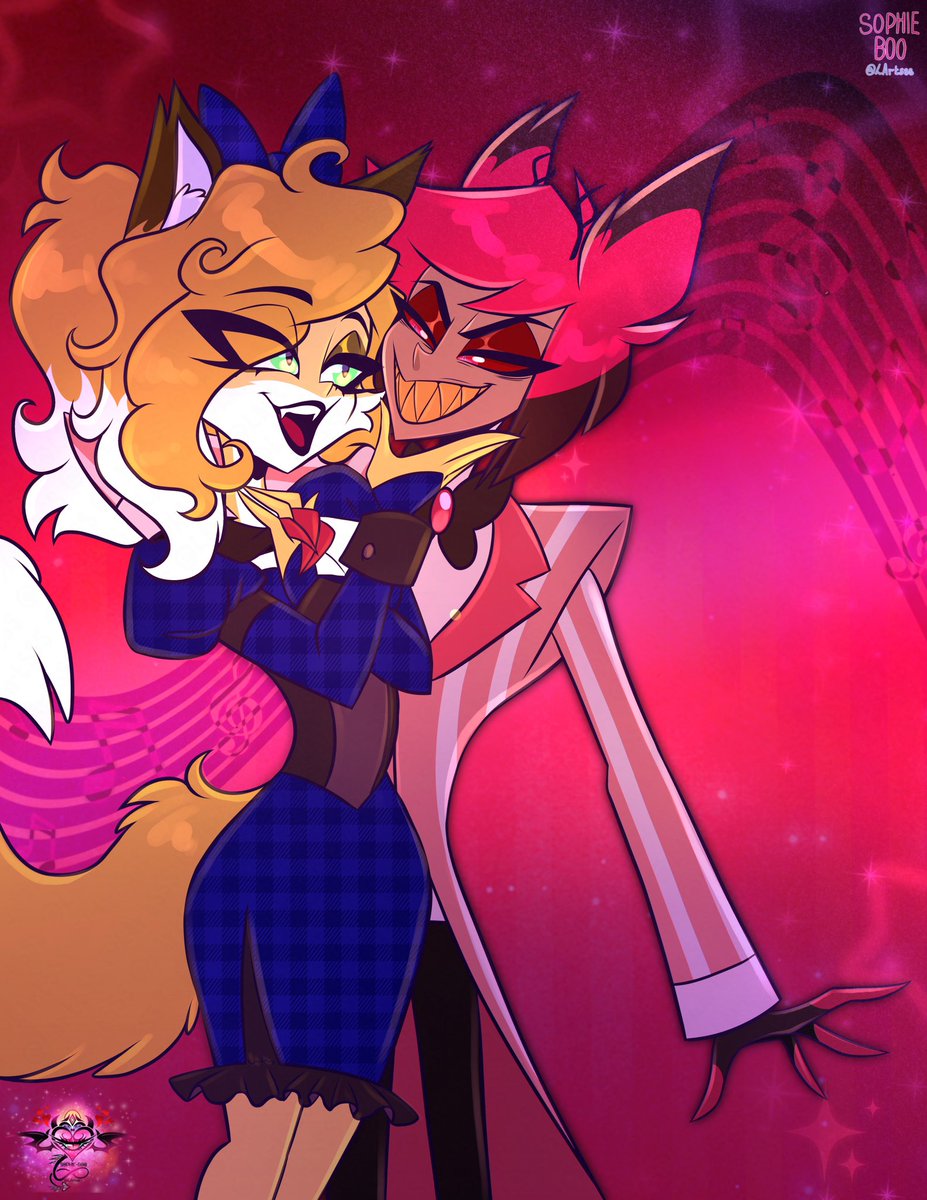 LArtsss's tweet photo. 🎙️💞❤️‍🔥ALASTORXOC❤️‍🔥💞🎙️

Finished ych commission for @foxie_layla

👉🌟✨Art by me✨🌟👈

 #HHOC #HazbinHotelOC #Alastor #Ocxcanon #hazbinhotel #HazbinHotelAlastor #HazbinHotelFanart #hazbinhotelseason2 #HazbinHotelAlastorSeason2 https://t.co/c5CAL5dokM