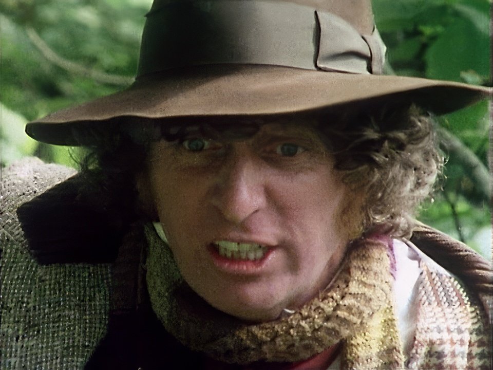 Tom Baker in "The Android Invasion". #TomBaker #DoctorWho #FourthDoctor