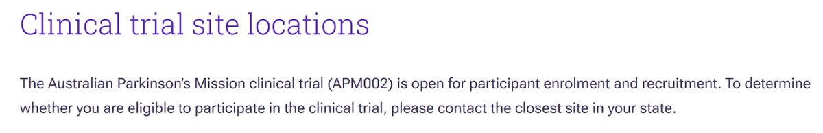 profsimonlewis's tweet photo. RECRUITMENT IS ENDING SOON FOR THE AUSTRALIAN PARKINSON'S MISSION DISEASE MODIFYING TRIAL (APM002).  DON'T MISS OUT, CONTACT YOUR LOCAL TRIAL CENTRE TODAY:
https://t.co/dN8Q7OyryX
@ParkinsonsQLD @ParkinsonsNSW @THRFGParkinsons @ParkinsonsAus @FightingPD https://t.co/K6vf1ddASJ