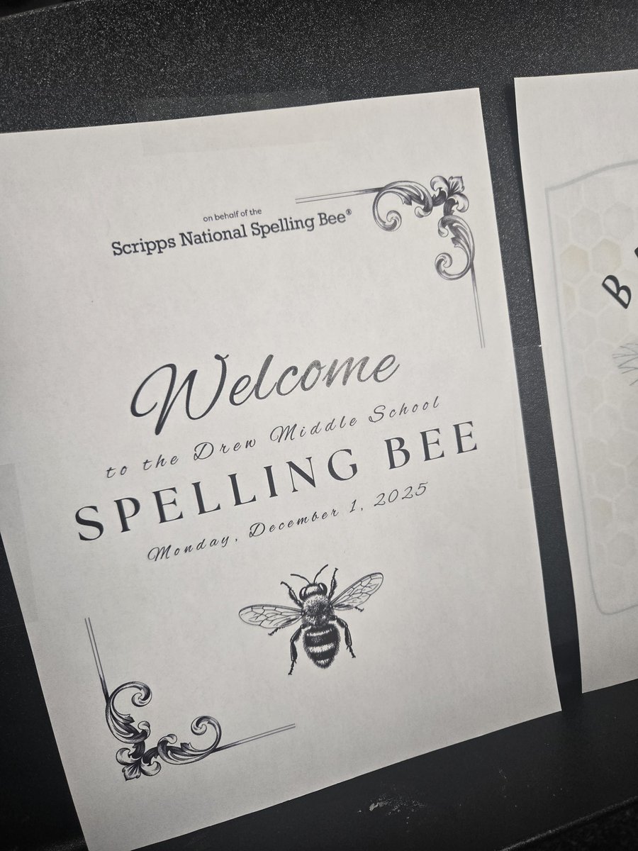 DurhamZyon7's tweet photo. Placed 4th in the school wide spelling bee out of 24 kids. 
Always a #StudentAthlete https://t.co/1NmtOhDMfZ