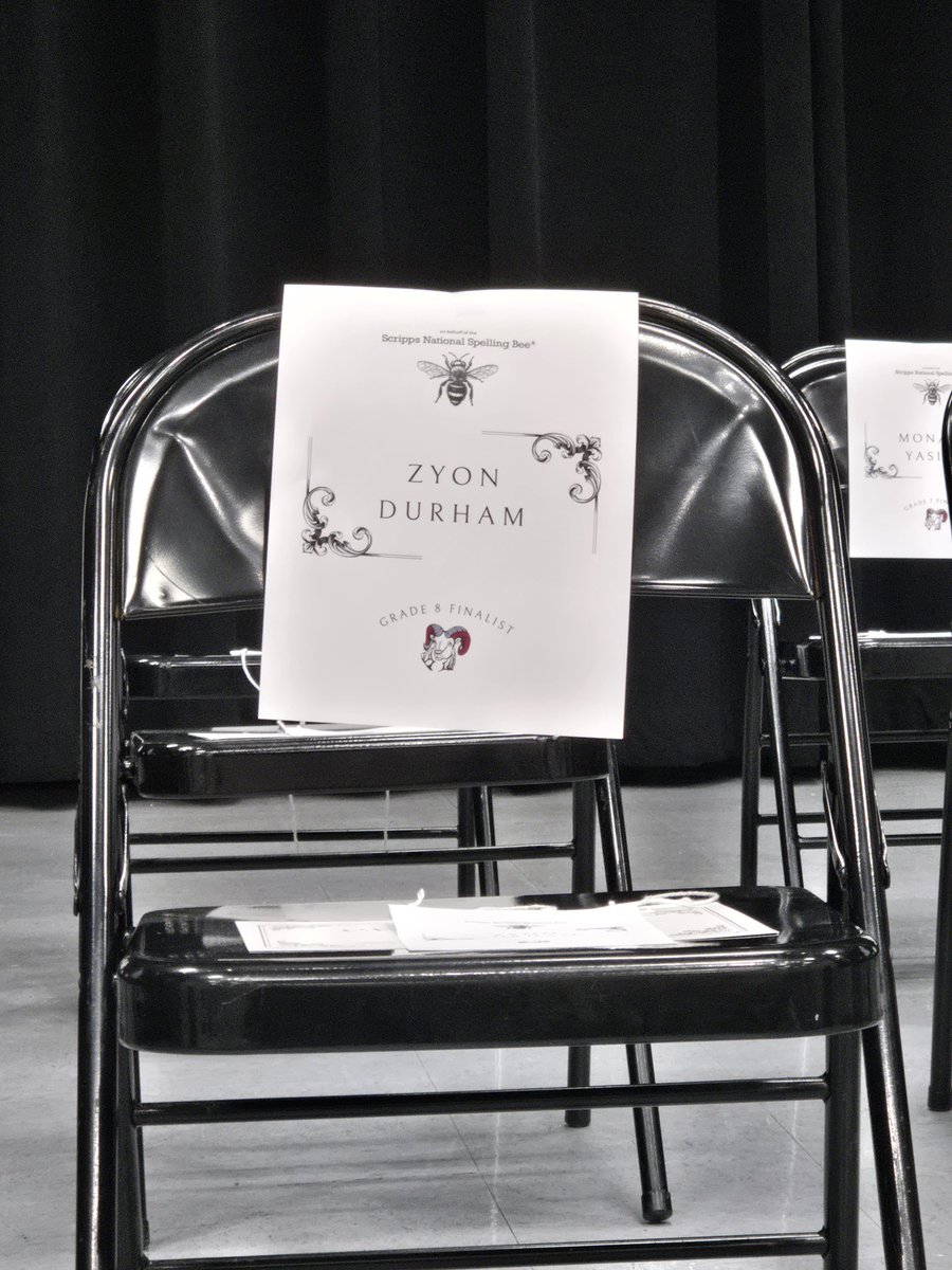 DurhamZyon7's tweet photo. Placed 4th in the school wide spelling bee out of 24 kids. 
Always a #StudentAthlete https://t.co/1NmtOhDMfZ
