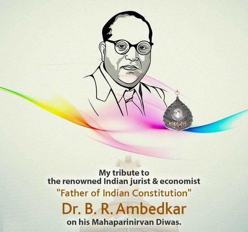 AmitSir_MPI's tweet photo. Great tribute to #Mahamanav #Boddhisatva Dr. #BabasahebAmbedkar on his #MahaparinirvanDay 

#महापरिनिर्वाण_दिन
#MahaparinirvanDiwas https://t.co/rnxELRDSzF