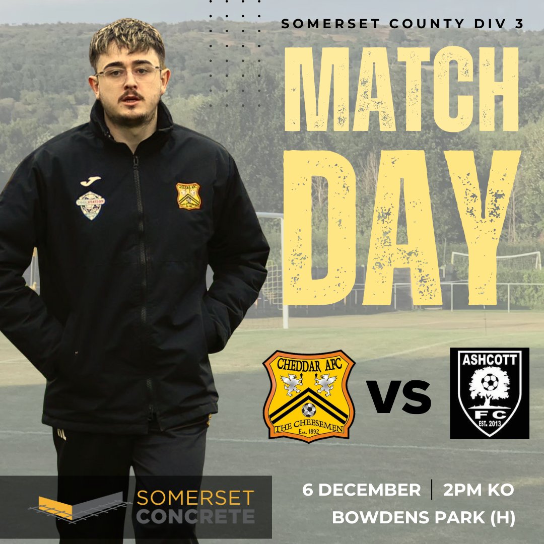 CheddarReserves's tweet image. MATCHDAY! ⚽️

This afternoon the reserves will hopefully host @AshcottFC at Bowdens Park! 

Updates regarding this mornings pitch inspection to follow.☔️ 

#UTFC 🧀