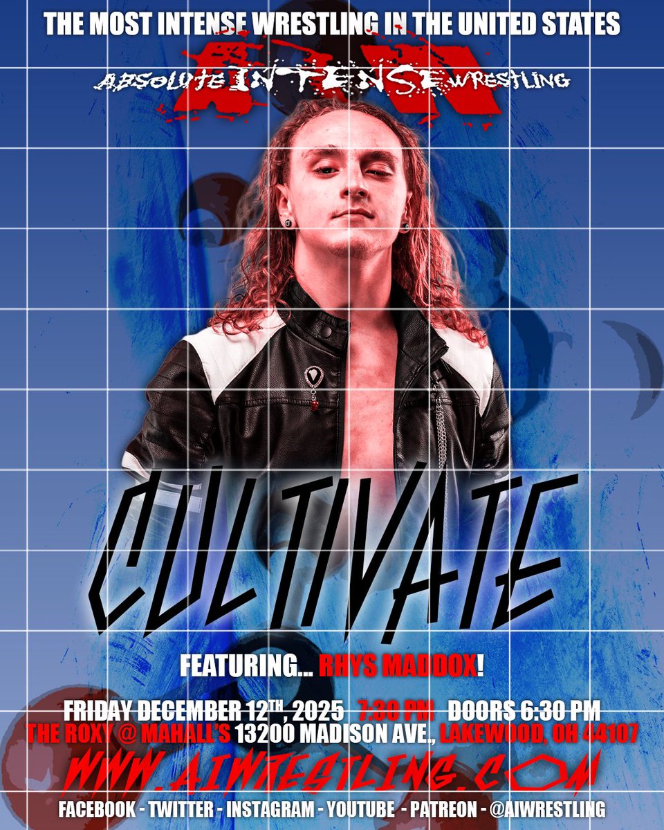 aiwrestling's tweet photo. 12/12 Lakewood,Ohio
@Mahalls20Lanes 

Tickets: https://t.co/J9ddmNsH0i https://t.co/b8HiOhMUPu