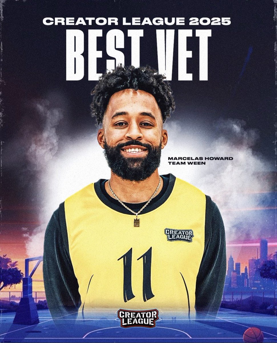 Marcelas Howard wins The Creator League’s Best Vet award 🏆🔥