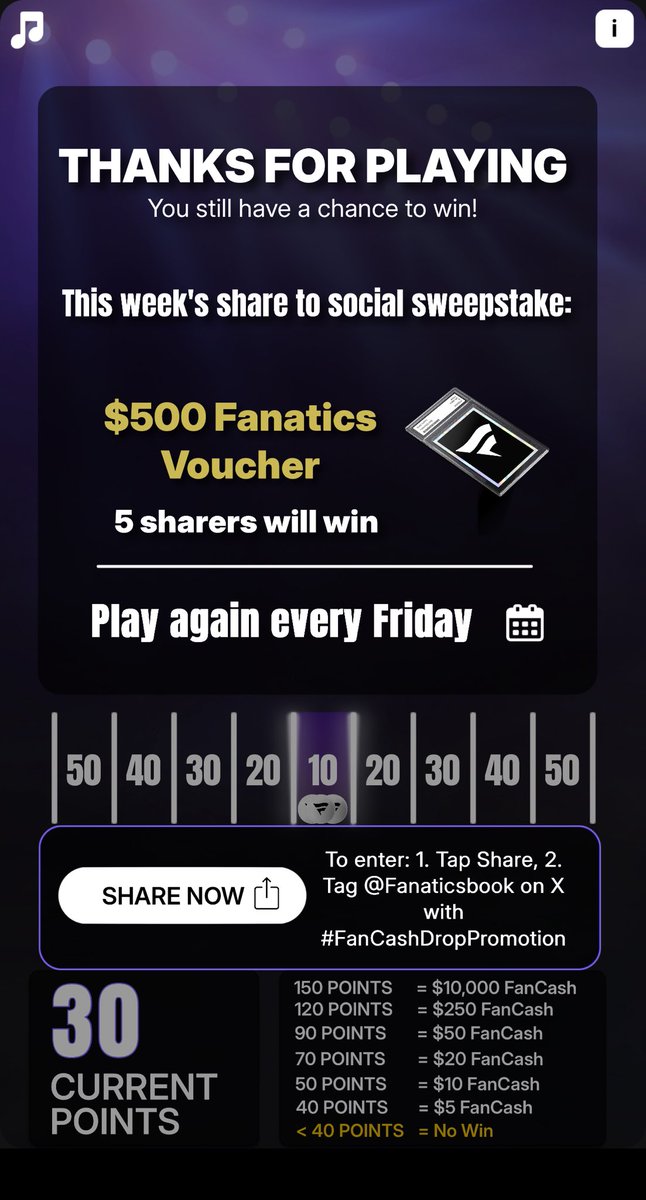 Play the #FanCashDropPromotion today

⁦<a href="/FanaticsBook/">Fanatics Sportsbook</a>⁩  fanatics.onelink.me/5kut/p6fykbjo