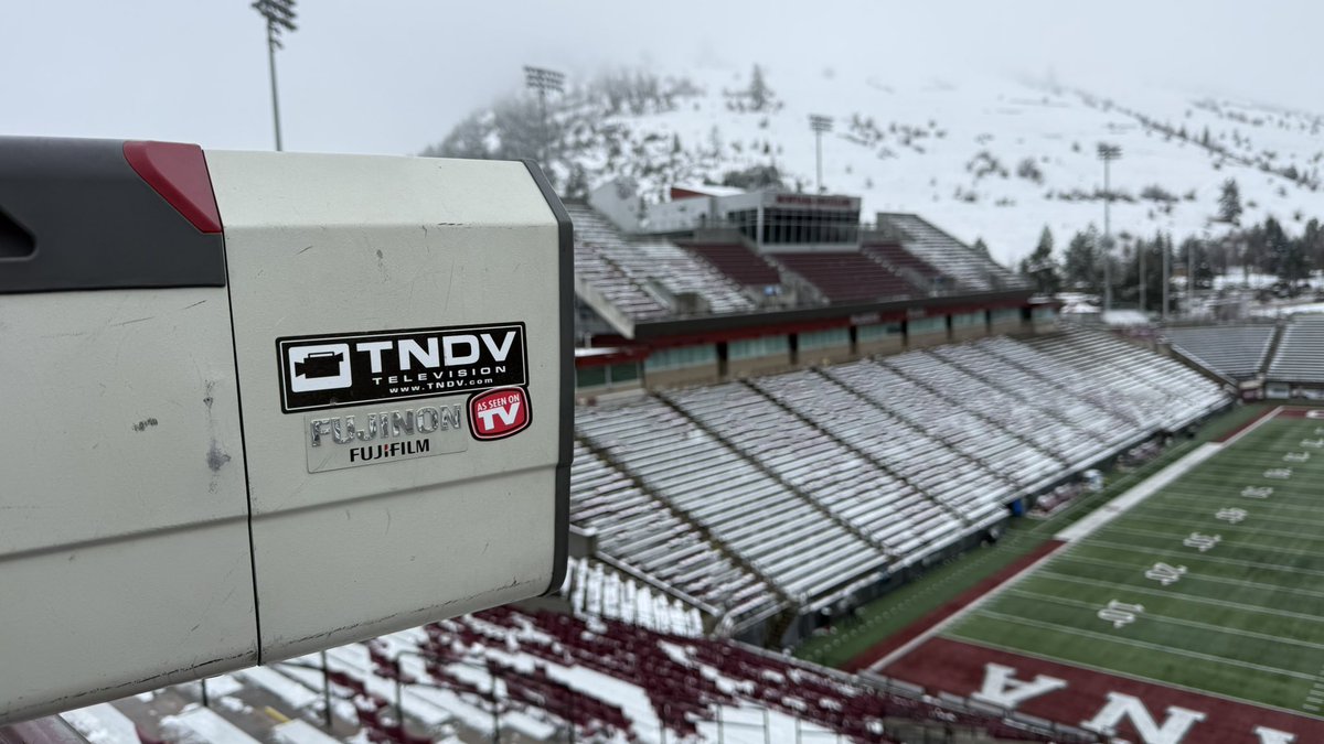 abekurien's tweet photo. Happy Friday!  This is my office the next two days for the FCS Playoffs. I am running the High End Camera for the Griz vs South Dakota State Jackrabbits tomorrow on ESPN Plus at 2pm Eastern Time.   Tune in and enjoy! https://t.co/mdfcBlFzYE