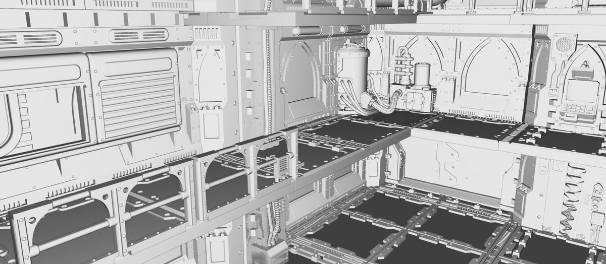 Chris_Shoto's tweet photo. Hobby Streak: Day 36

Something a little different. I was recently inspired to make a Zone Mortalis display board. I started printing, but now I am waiting for more filament to arrive. 

Here are some renders of the plan.  

#Necromunda #WarhammerCommunity #HobbyStreak https://t.co/G1i8NVCylj