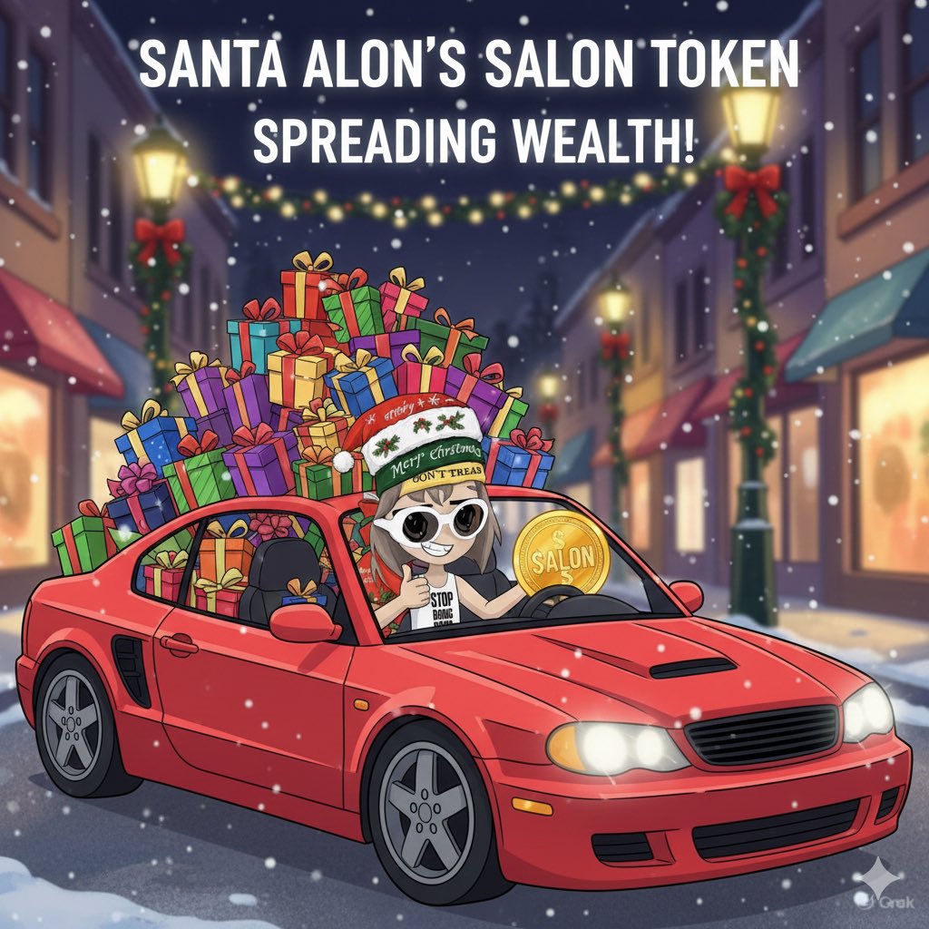 <a href="/tvbzify/">tab</a> Bid $SALON

Santa is here and his name is alon

Chads are in
Would send really hard imo 

Ca: Ayw9nMw1C1TyhdndbaSqG7QSVefGEn3RBwjEF1Wjpump