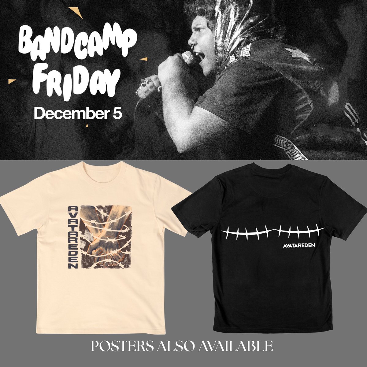 avatareden's tweet image. had some people on tour ask me about the scars tee! Hii you might’ve just seen me ripping guitar on the Prowler tour for my friend Jhariah :) I also make my own music under the name AVATAREDEN! Merch is currently available for purchase on bandcamp! Check it n lmk what you think💖