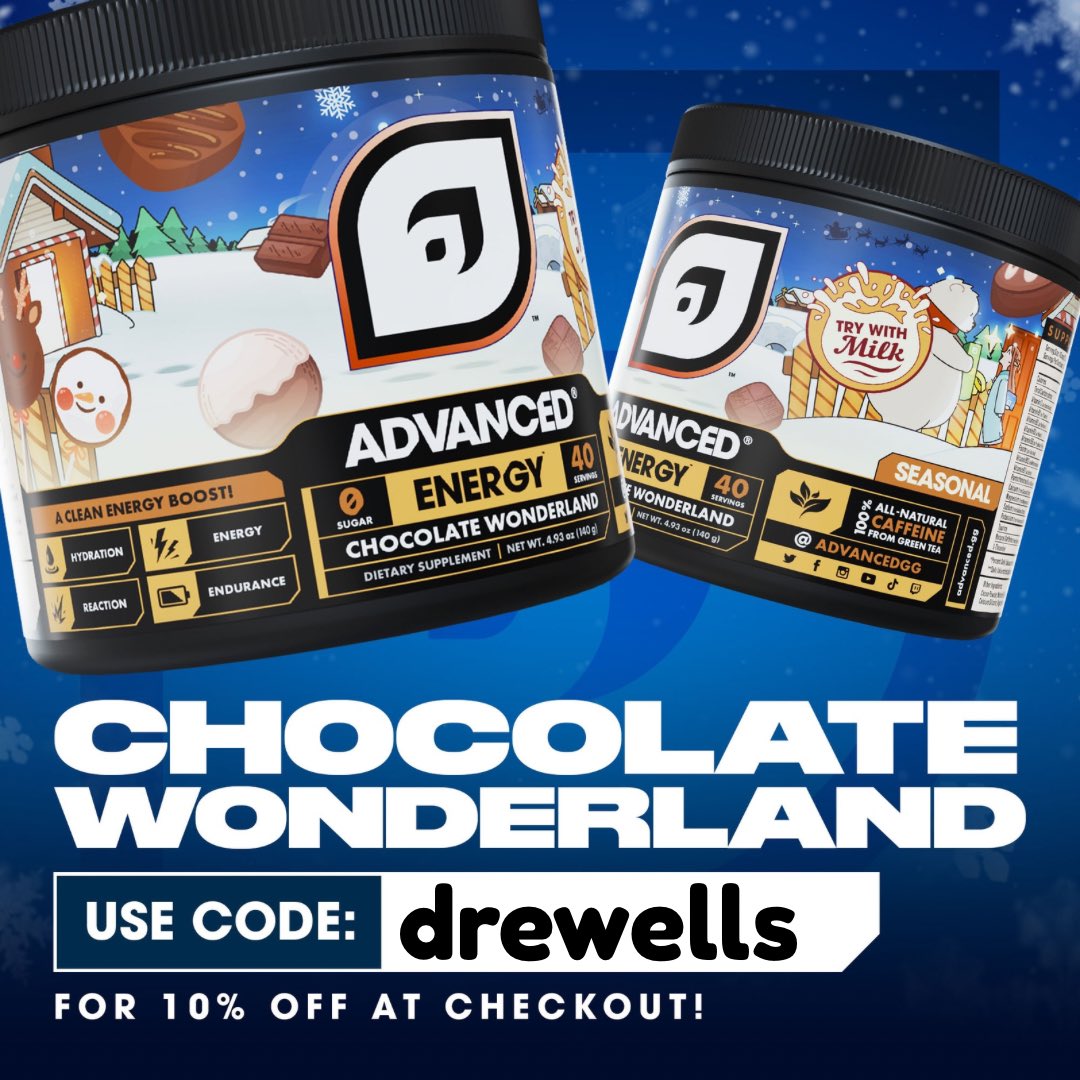 drewellstv's tweet photo. 🎄Tis the Season🎄
Advanced GG 🍫 Chocolate Wonderland makes its return to the shop just in time for the holiday. Make sure to use code drewells at checkout to receive 10% off your entire order. #advancedgg 
https://t.co/sqp2harrPm https://t.co/xAVtKnDIvC