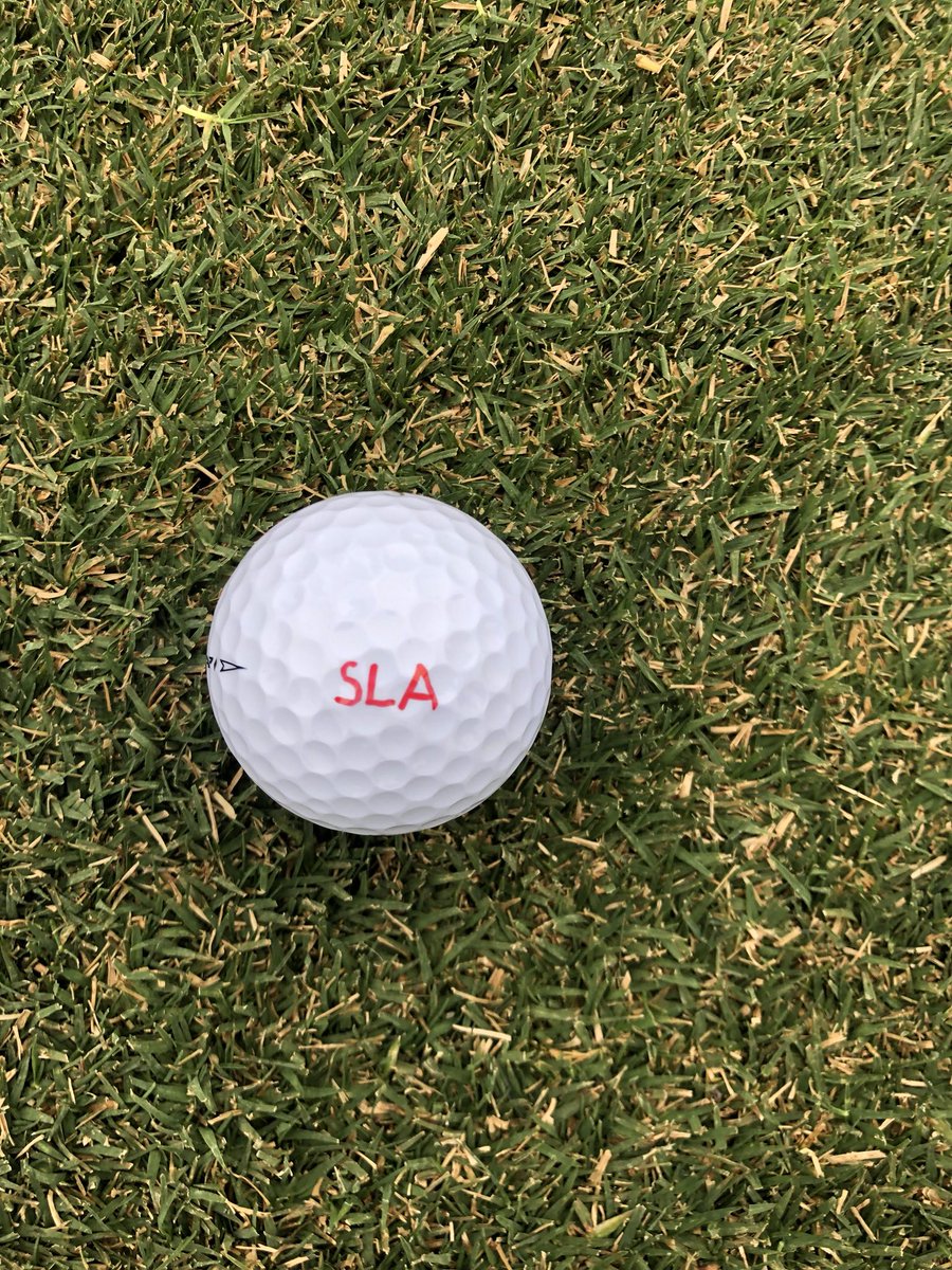 Sam Asbury took his own life in 2020 but he still touches lives, including today at 2nd stage.  

JJ Grey advanced to final stage today. As always he marked his ball with SLA for his friend, who was lost too soon.  

Sam and JJ were friends and just two days after Sam passed they