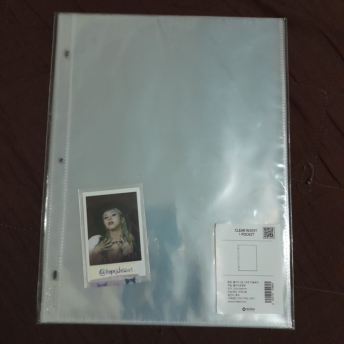 VENDA

set folhas A4 Hibaba para binder: 
- 1 pacote de 10 folhas 1 bolso

- folhas nunca usadas, pacote ainda fechado
- 35,00 + frete (superfrete)
- feedbacks no fixado (+130)