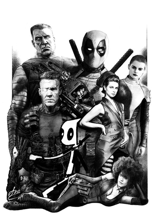 PCImpaired's tweet photo. Art of the Day! "Deadpool". Buy at: https://t.co/xzhy0RtimJ https://t.co/eCeLvCJuL1