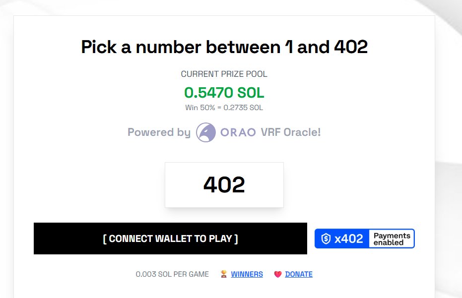 Current lottery pool is 0.5470 SOL. Try your luck!!
ora.foro.to
