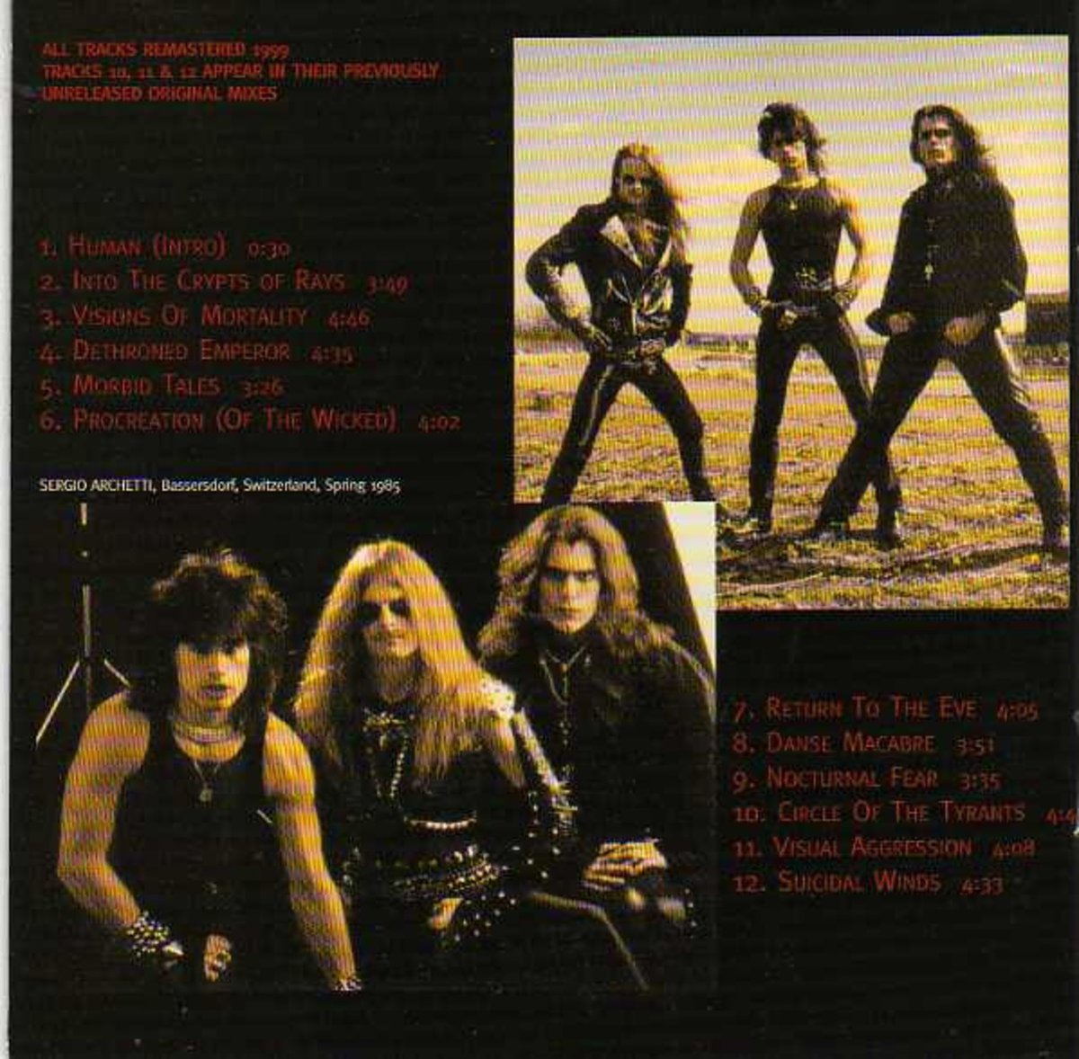 Hellhammer!! スイス・ブラックスラッシュ「CELTIC FROST」 1984年作品