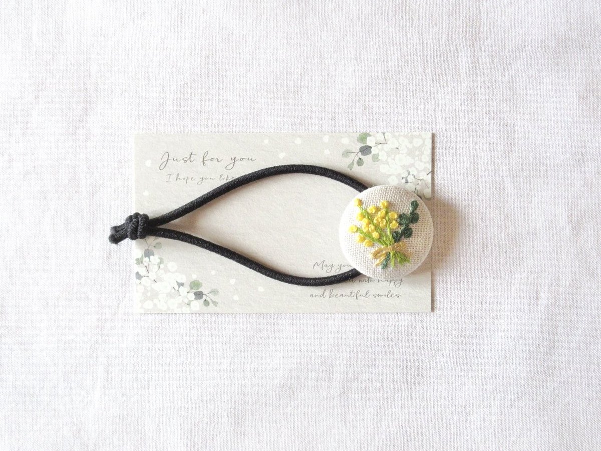 手刺繍ブーケ（ゆみこ） tweet media