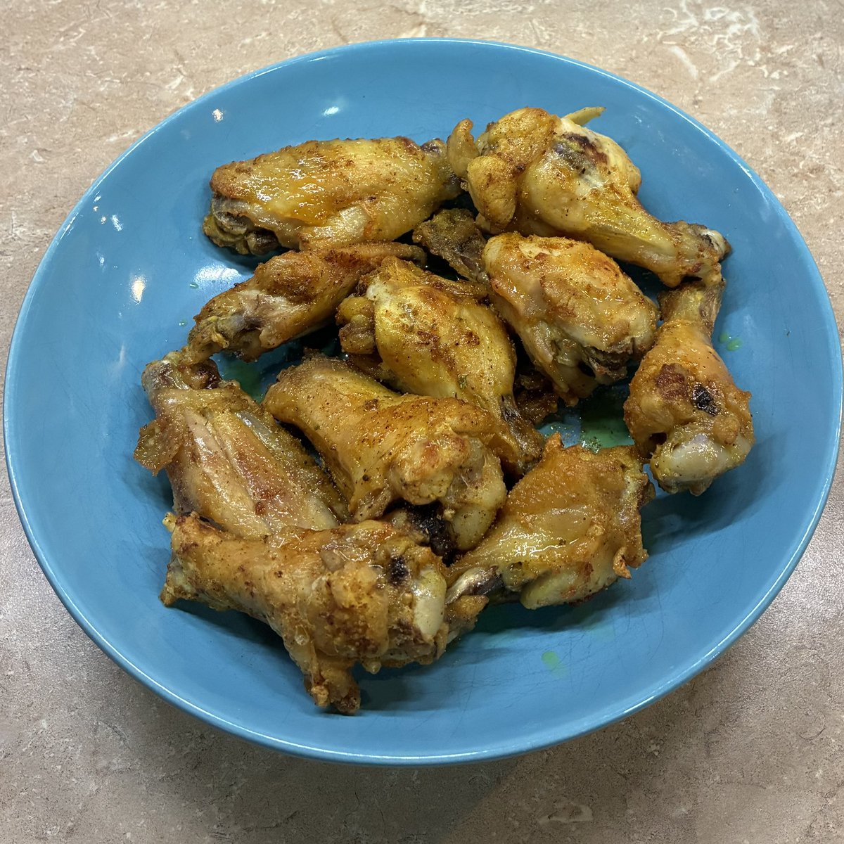 CarnivoreHolly's tweet image. I started my day off with bone broth again! I’m still not 100% but I’m definitely on the mend!

Then I had a plate of beef pancakes covered in ghee with hot tea.

After some errands I cooked up some wings and finished off with some eggy waffles!

#Carnivore #CarnivoreDiet #Keto