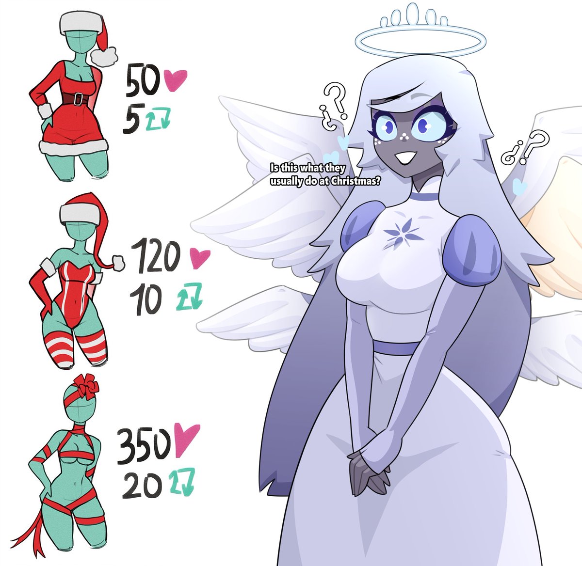 RibbonArt54's tweet image. Emily getting ready for Christmas 🎄
#HazbinHotelEmily #HazbinHotel #hazbinhotelseason2