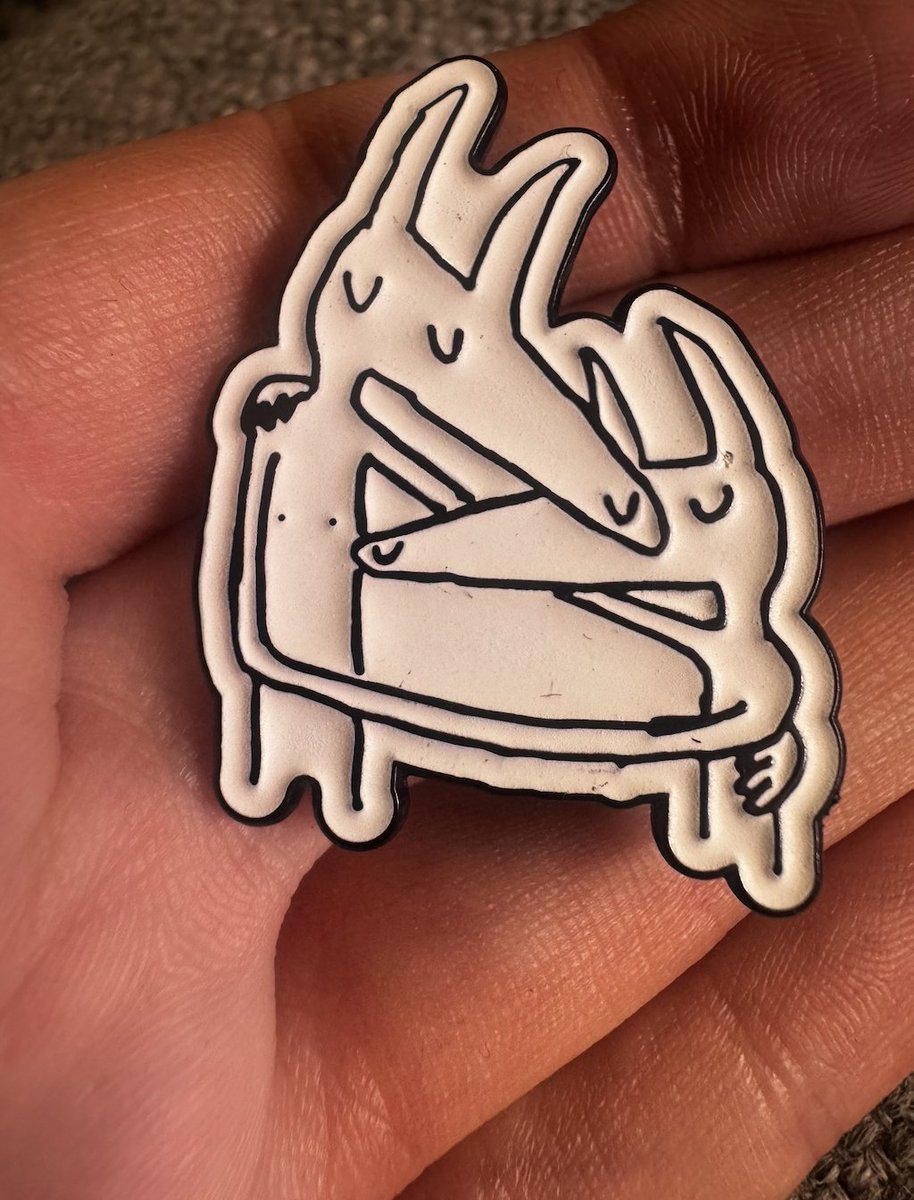New enamel pins are in! Twin Fantasy pin glows in the dark, and the joelcherrytree Cat pin is cute and glittery!