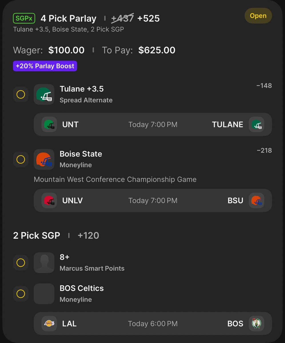 parlaynetwork1's tweet photo. PLAY #1:

Great college football slate tonight, and the Celtics get it done.

https://t.co/HoowwZSXGL https://t.co/4xQvCui6cJ