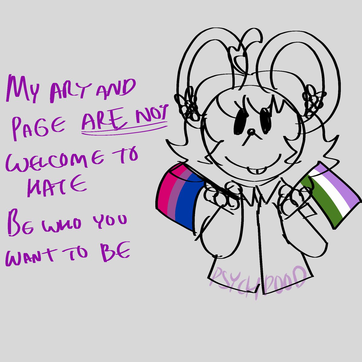 PsychPood's tweet photo. Uh hi twitter
You can call me Psych, Egg or Ivy
IDC about pronouns, butt/head
I play Transformice, tag: Eggg#2100 (fun game, I swear)
I make art too, uh follow me lmao
You can message me about commissions if you want to pay me to draw for you.
I don't do free art, fuck off thx <3 https://t.co/okYzODa2R0